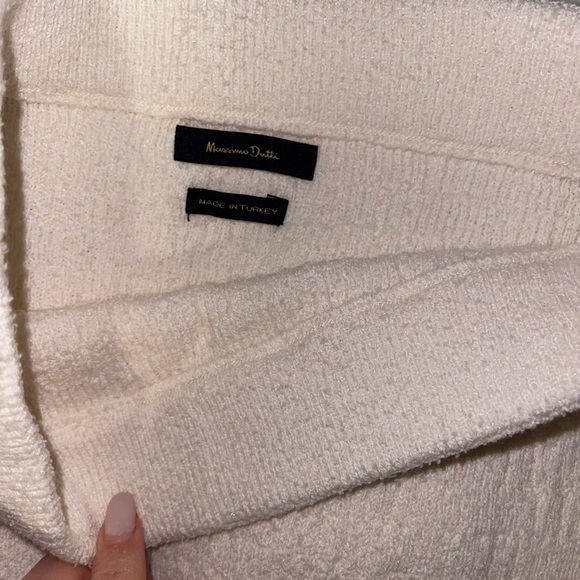 Massimo Dutti knit cream skirt - Picture 2 of 2